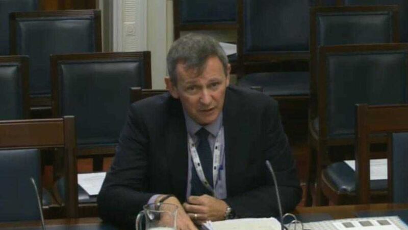 Senior civil servant Richard Pengelly at the Stormont inquiry into the Nama controversy