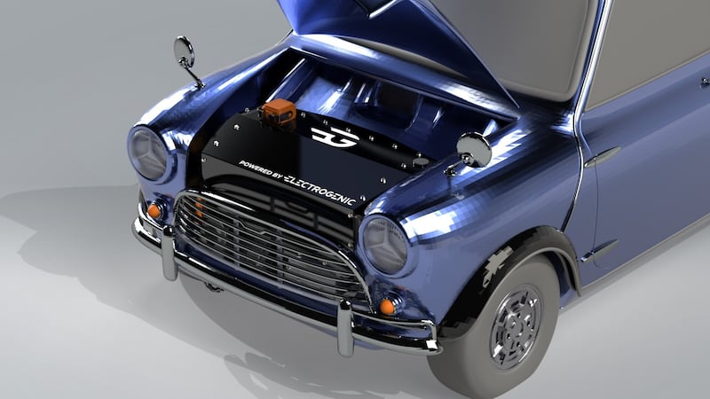 Electrogenic describes its electric conversion of classic Mini as 'plug and play'