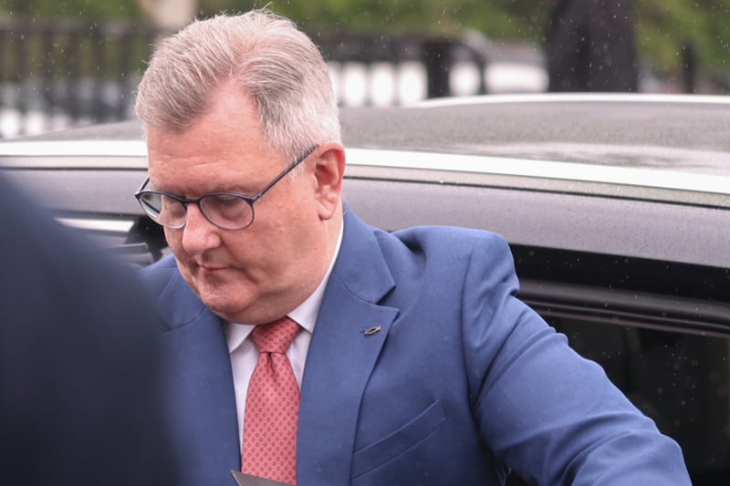 Jeffrey Donaldson says letter sent to alleged sex offences’ victim ‘absolutely not’ about abuse