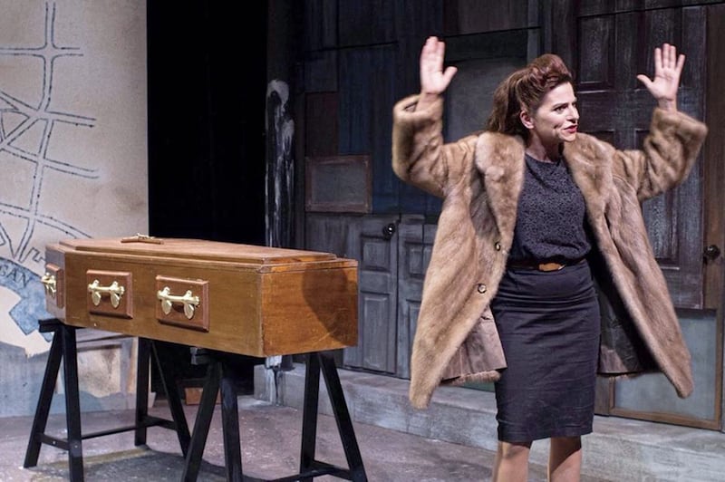 Maria Connolly in the Martin Lynch-produced Two Sore Legs at the Lyric Theatre in Belfast