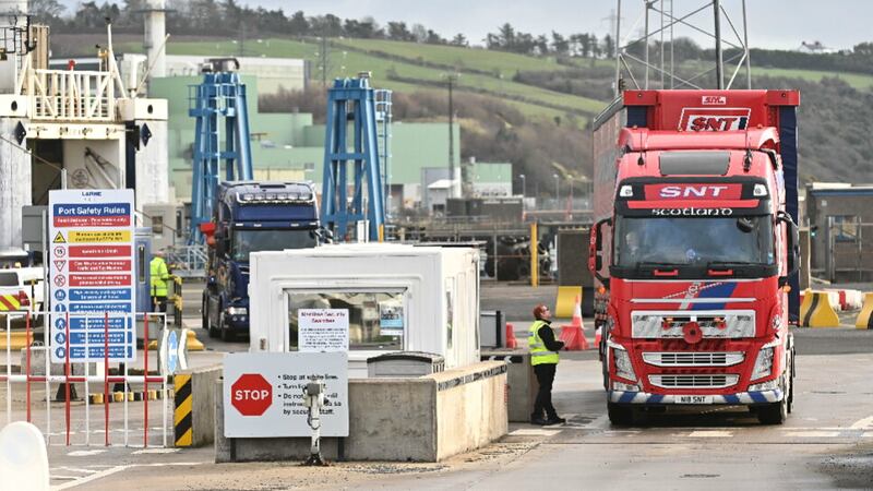 Checks on goods coming from GB are required under the Windsor Framework and NI Protocol. Picture: Colm Lenaghan/Pacemaker