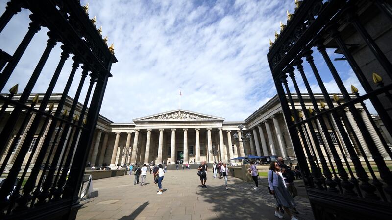 The British Museum in London closed at 2.45pm