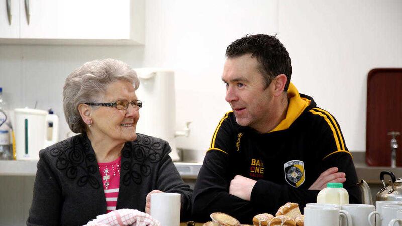 Margaret McConville talks about the hope Crossmaglen Rangers gave local people during the Troubles,with her son Ois&iacute;n who went on to manage the team. 