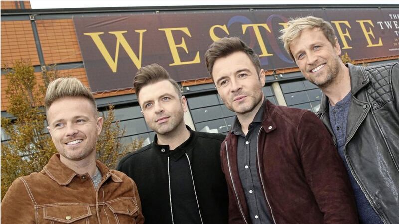 Westlife will bring their tour to Belfast in May. Picture by Hugh Russell 