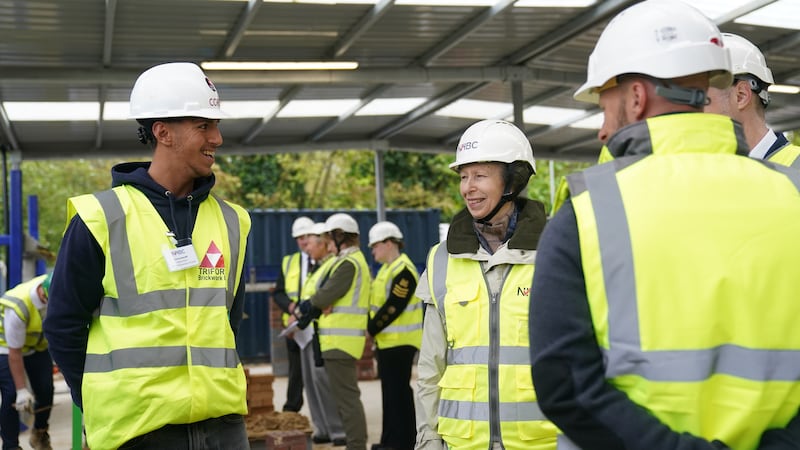The Princess Royal visited the NHBC Training Hub in Cambridge