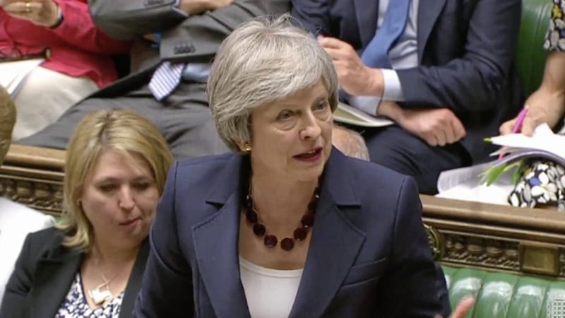 Theresa May claimed the process for probing Troubles-related killings was &#39;patently unfair&#39;. Picture by PA Wire 