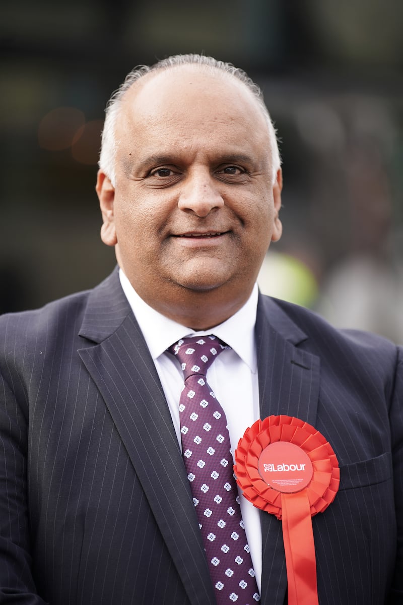 Azhar Ali as he launched his campaign for the up-coming Rochdale by-election a week ago