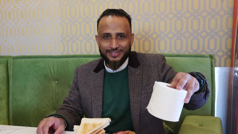 Shuhel Ahmed, of the Café Zara Lounge in the Isle of Dogs, is also extending the offer to elderly people stuck in isolation.