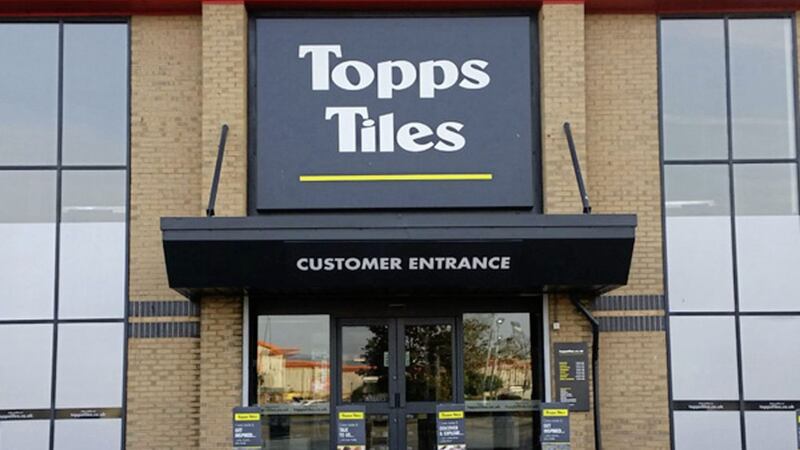 Sales at the tiling and flooring retailer Topps Tiles fell in the first half of the year 
