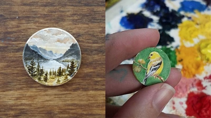 Bryanna Marie’s miniature paintings are worth much more than a penny.