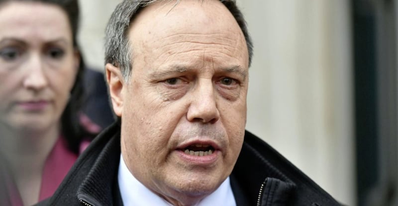Nigel Dodds said Karen Bradley 'had not been as out there in terms of getting across the people in Northern Ireland'. Picture by Dominic Lipinski, Press Association