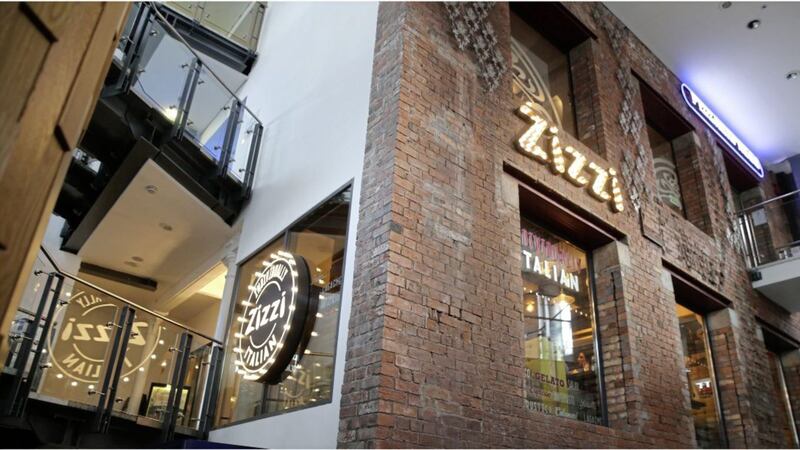 Zizzi&#39;s Belfast outlet is located in the Victoria Square shopping centre Picture: Hugh Russell 