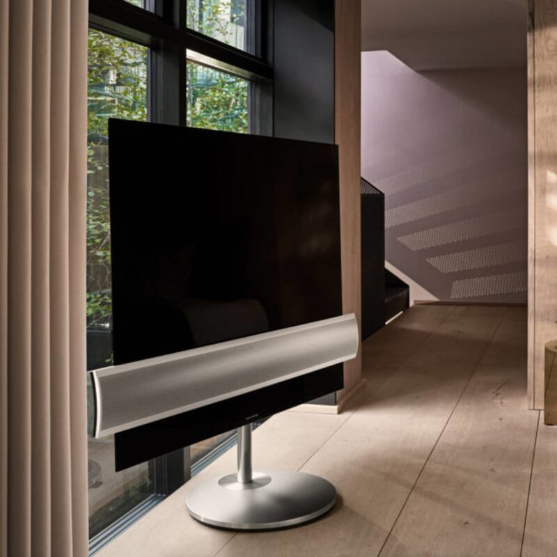 Bang & Olufsen and LG have made a TV that can glide across the floor at the push of a remote control