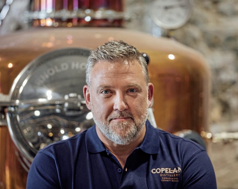 Mark Prentice, commercial director at Copeland Distillery. 