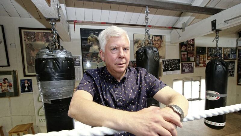 Donald McRae pictured in the Holy Family gym in north Belfast 
