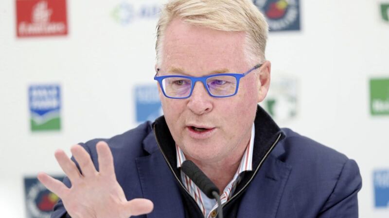 Chief executive of the European Tour, Keith Pelley. Picture by Niall Carson/PA Wire 