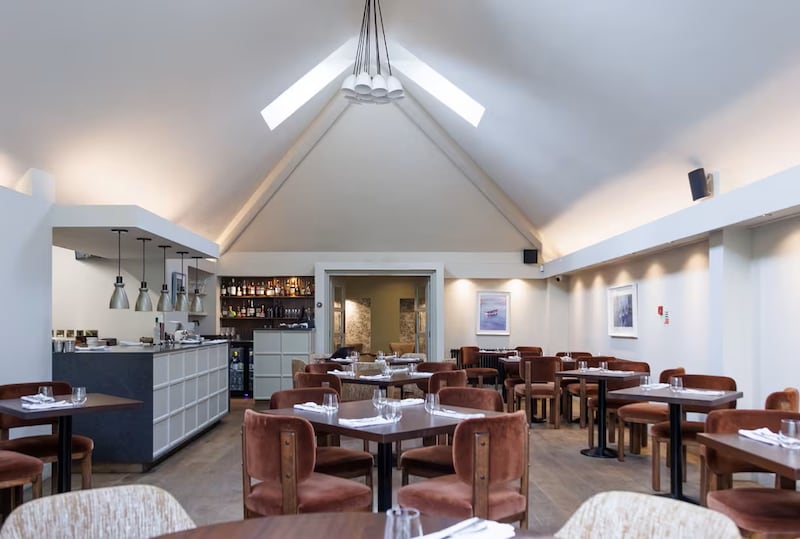 The dining room at the Buck’s Head in Dundrum.