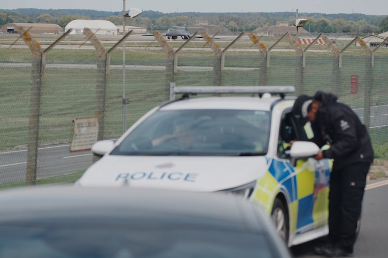 Two men re-arrested on suspicion of assisting Iran over RAF Fairford incident