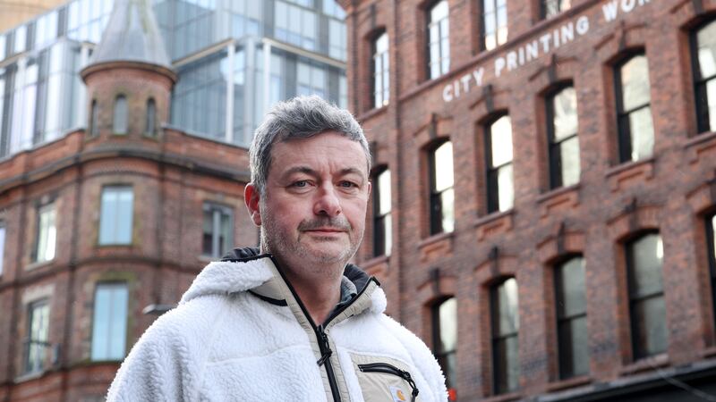 Pete Boyle speaks to the Irish News about  the development of Belfast.
PICTURE: COLM LENAGHAN