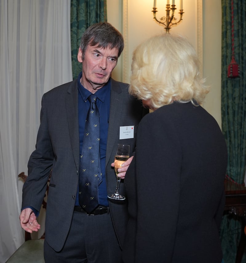 The Queen with Sir Ian Rankin
