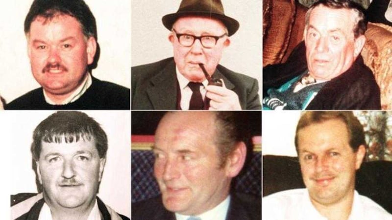 The victims were killed as they watched a World Cup match in the Heights Bar, Loughinisland in June 1994 