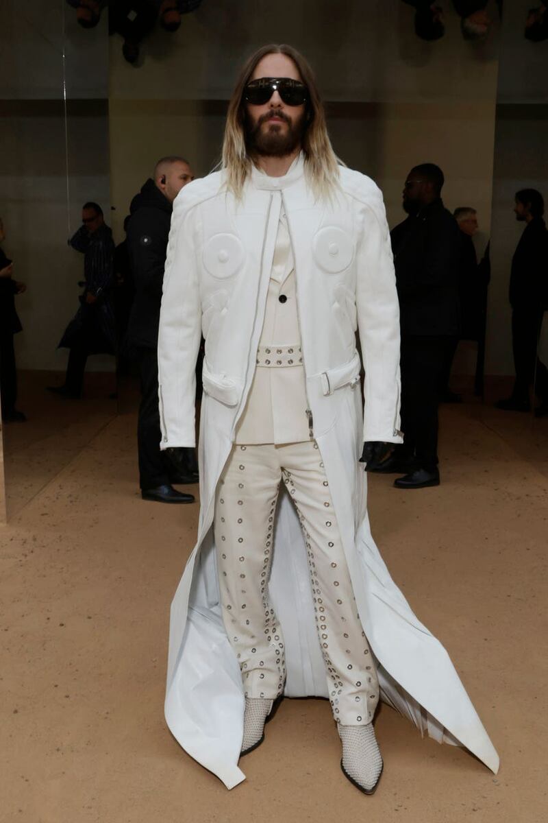 Jared Leto ahead of the show
