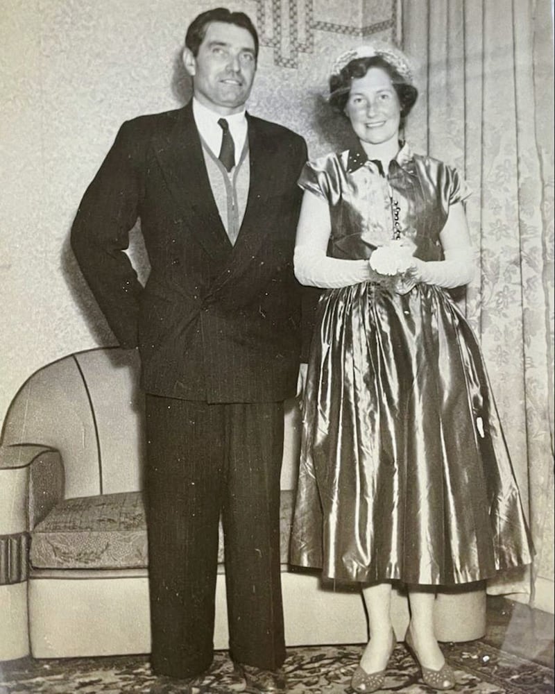 Mary and Jim Joe Hughes were married in 1953 