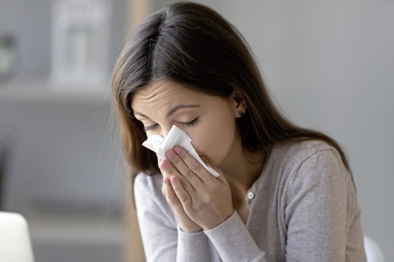 Non-allergic rhinitis is thought to occur when the blood flow through the nasal lining increases. 