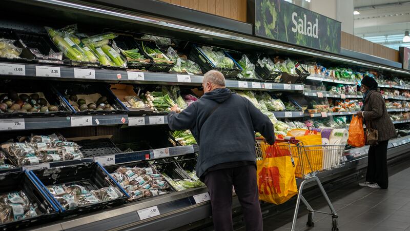 Supermarkets had a particularly good month, the ONS said