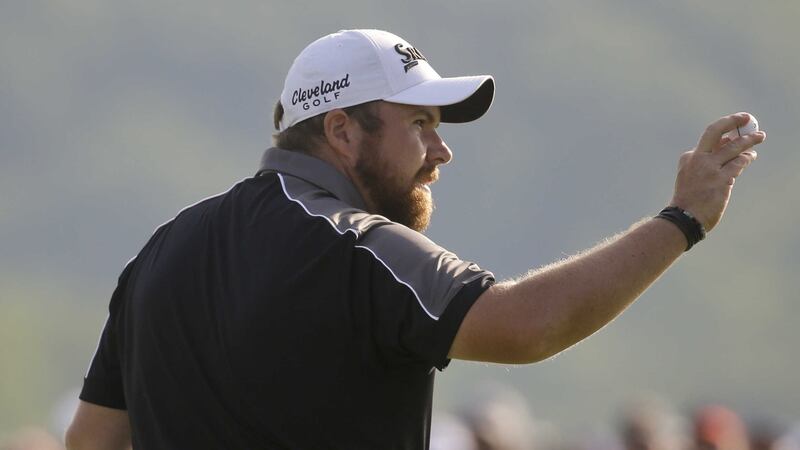 Shane Lowry on the 18th hole during the delayed third round of the US Open at Oakmont Country Club on Sunday<br />Picture by AP&nbsp;