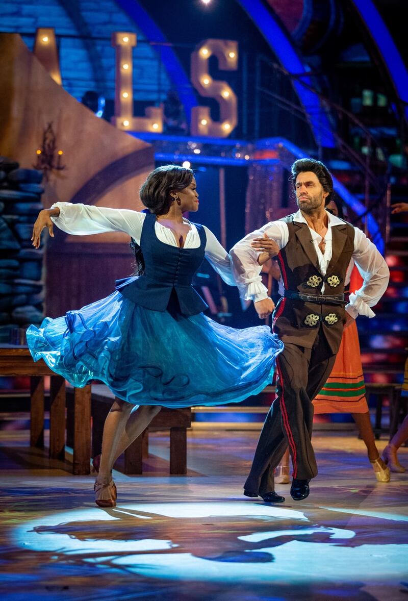 Oti Mabuse and Kelvin Fletcher on Strictly Come Dancing