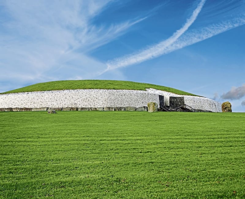 The Newgrange neolithic monument in Co Meath 