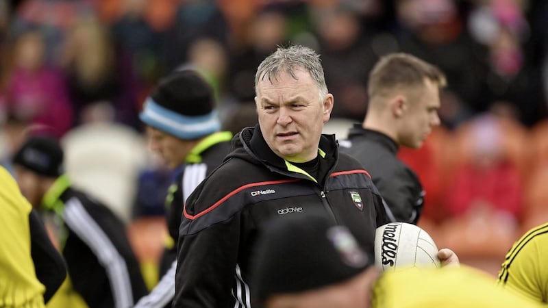 Sligo manager Cathal Corey during the Allianz Football League Division 3 Round 1 match between Armagh and Sligo at Athletic Grounds in Armagh. Photo by Philip Fitzpatrick/Sportsfile 