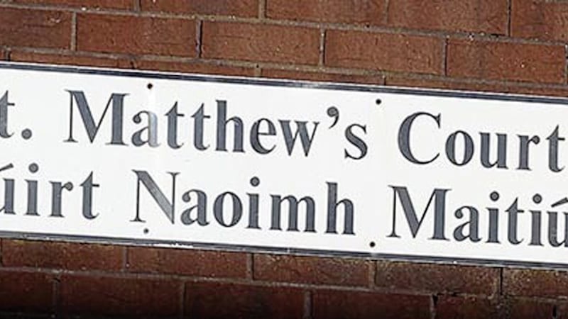 Irish language street sign in Belfast. Picture by Hugh Russell. 