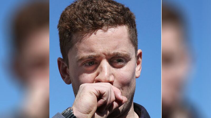 &nbsp;Paddy Jackson outside court after being found not guilty of rape and sexual assault. Picture by Hugh Russell