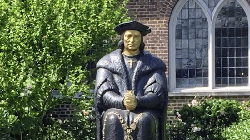 Statue of Sir Thomas More who was executed for refusing to recognise Henry VIII as head of the Church of England 
