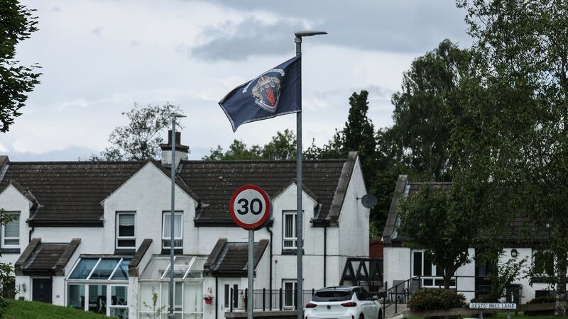 UDA flag at Bests Hill in south Belfast