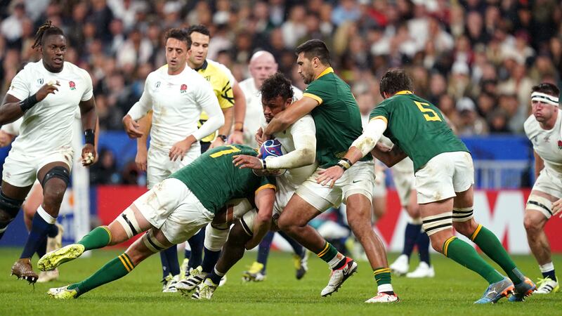 The Springboks were out-Bokked by a wet-weather masterclass from England (David Davies/PA)