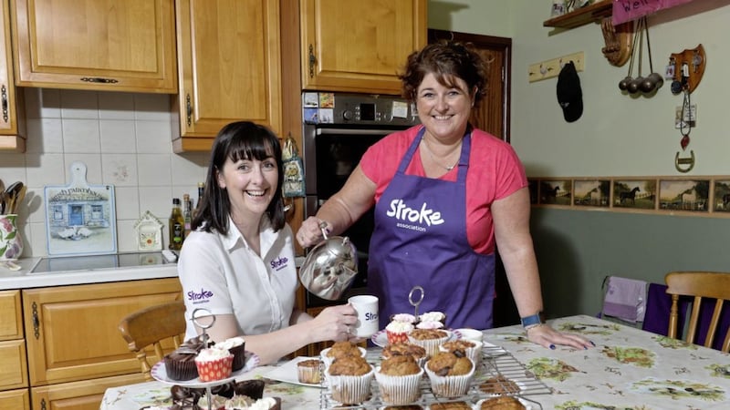 Kim Colhoun who is calling on amateur bakers to support the Stroke Association&#39;s &#39;Give a Hand and Bake&#39; week, 23-29 October 