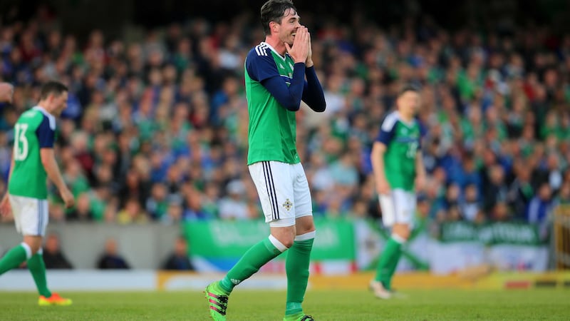 Kyle Lafferty limped out of training earlier today with a groin problem but isn't expected to be injured