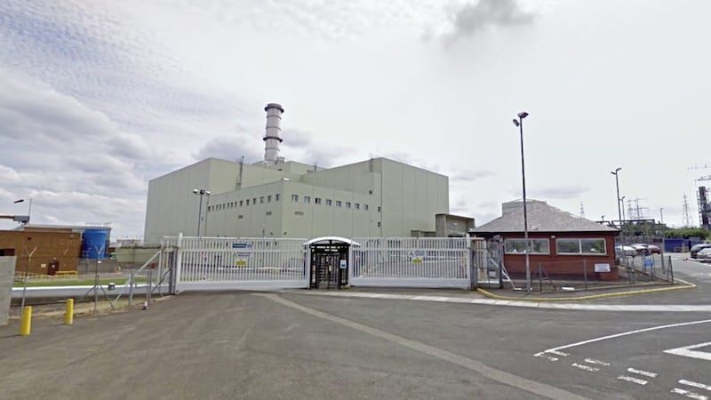 ESB&#39;s Coolkeeragh power station at the mouth of the River Foyle in Derry. Image: Google 