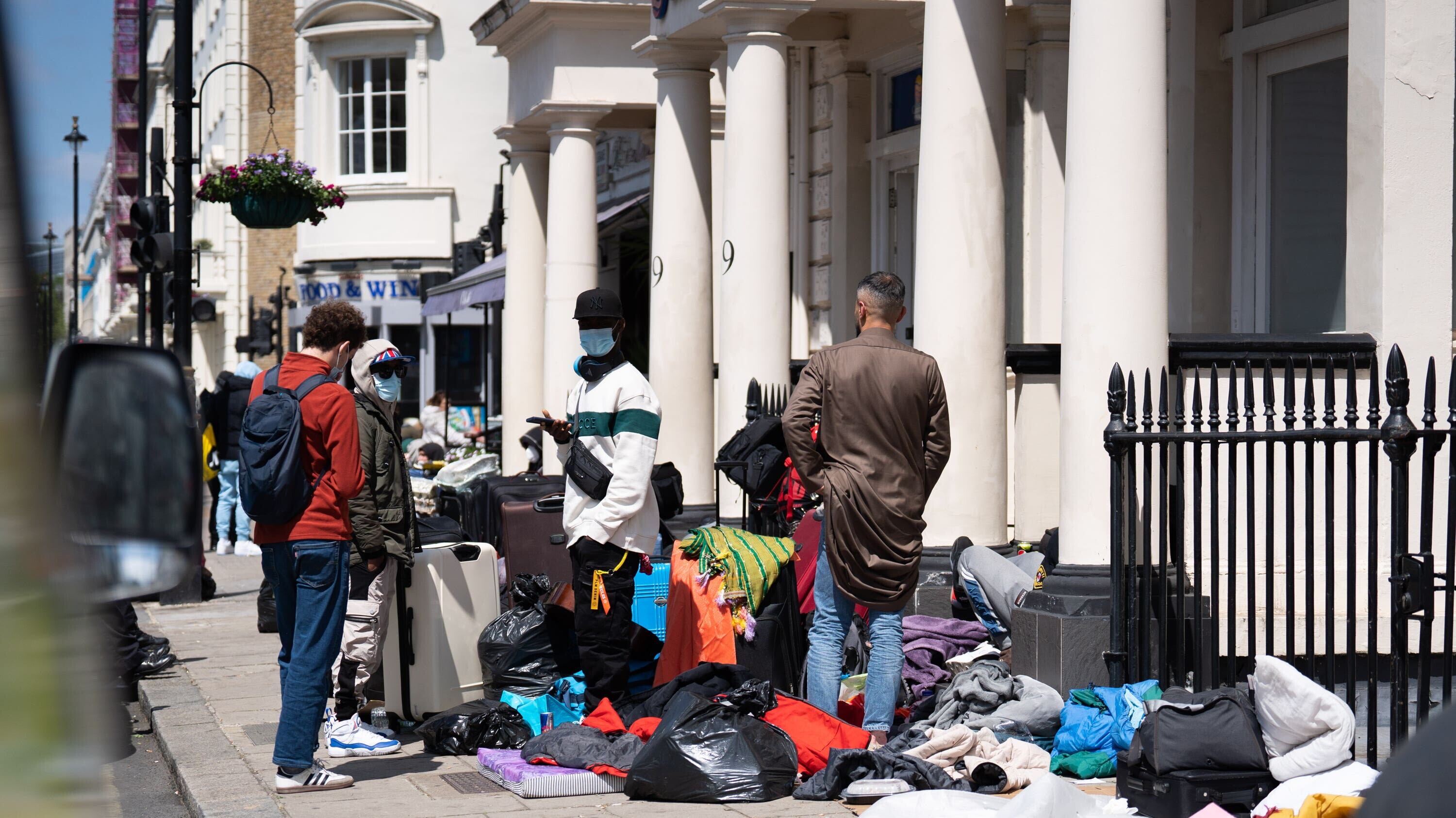Migrant hotels are costing the Home Office around £8m per day according to the department’s accounts (James Manning/PA)
