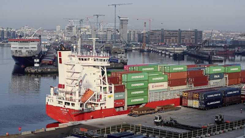 Dublin Port says it has seen a &quot;dislocation&quot; of traffic to ports in Northern Ireland 