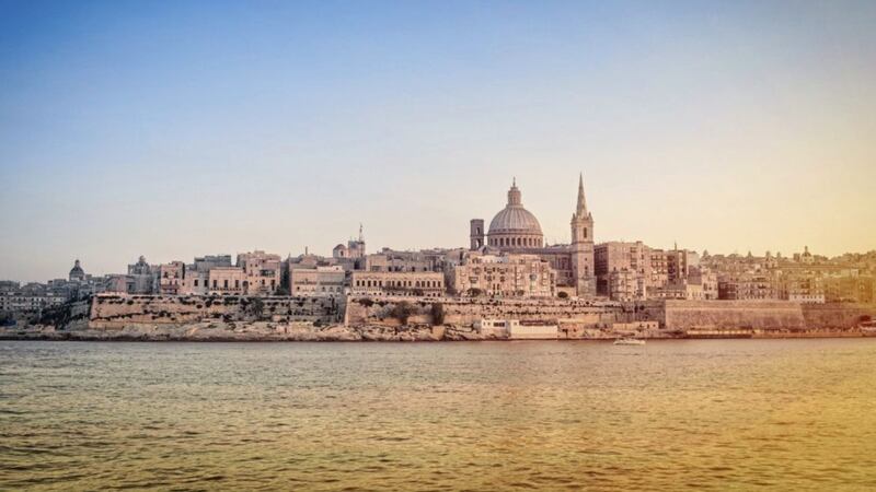 Valletta at sunset. Malta&#39;s capital is next year&#39;s European Capital of Culture 