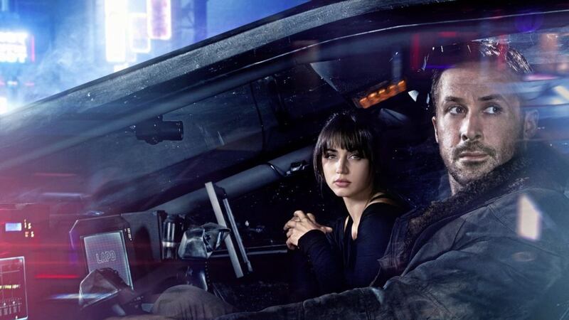 Ana De Armas and Ryan Gosling in Blade Runner 2019 