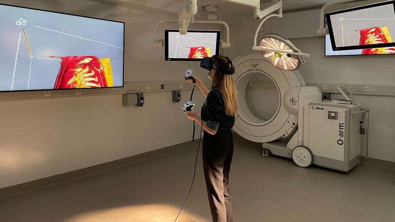 Researchers hope using VR to plan and practise procedures will shorten operating times and reduce the need for multiple surgeries.