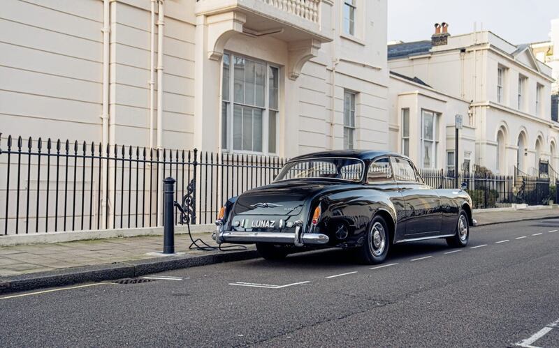 Has electric ever looked more elegant? The upcycled Bentley S2 Continental by Lunaz
