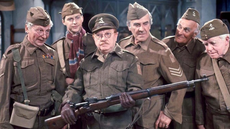 The cast of the TV show Dad's Army. Picture by BBC