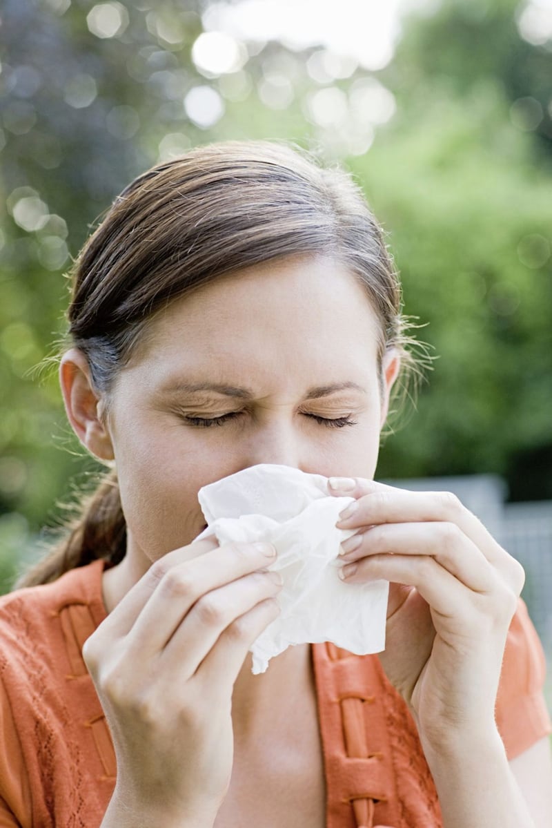 A nasal spray can help control a constant runny nose 