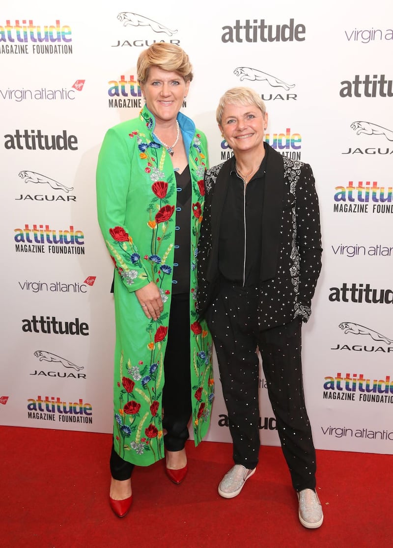 Clare Balding and wife Alice Arnold 